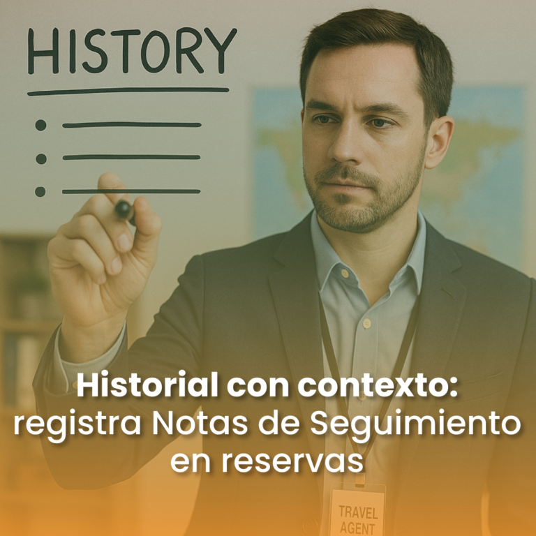 Historial con contexto: registra Notas de Seguimiento en reservas